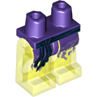 Lego nohy, průhledná neonově zelená (6127361, 6152355, 6196068)